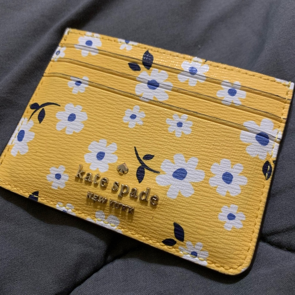 KATE SPADE Floral Card Holder